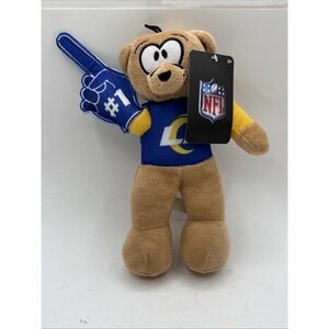 Good Stuff Los Angeles Rams NFL Football Bear Plush Stuffed Animal 9" Brand New